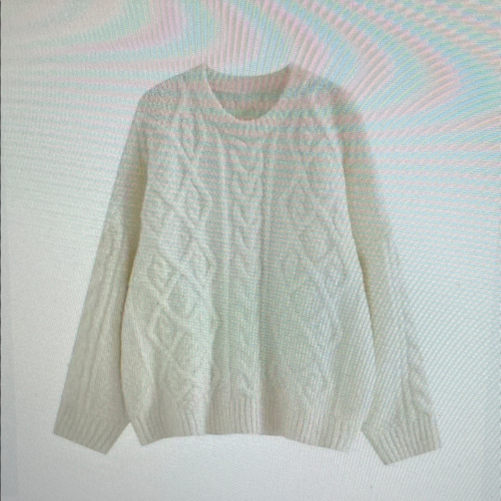 H&M Cable Knit Sweater - White